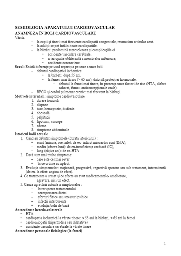 Curs Semiologie Cardiovasculara 2021 - 9 